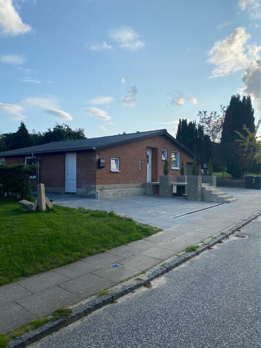 Vandskuring af huset