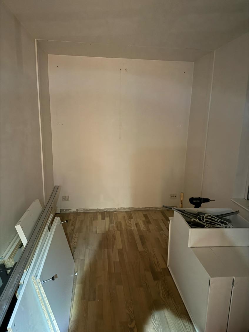 Bortkørsel af demonteret Ikea pax skabe + tilhørende skydedøre
