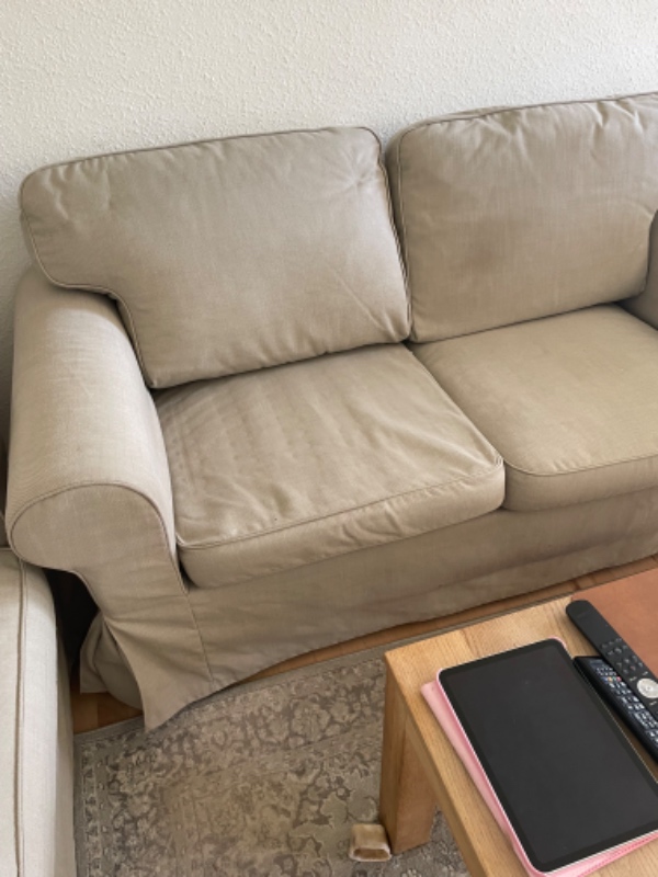 Afhentning af 2 sofaer der skal køres væk