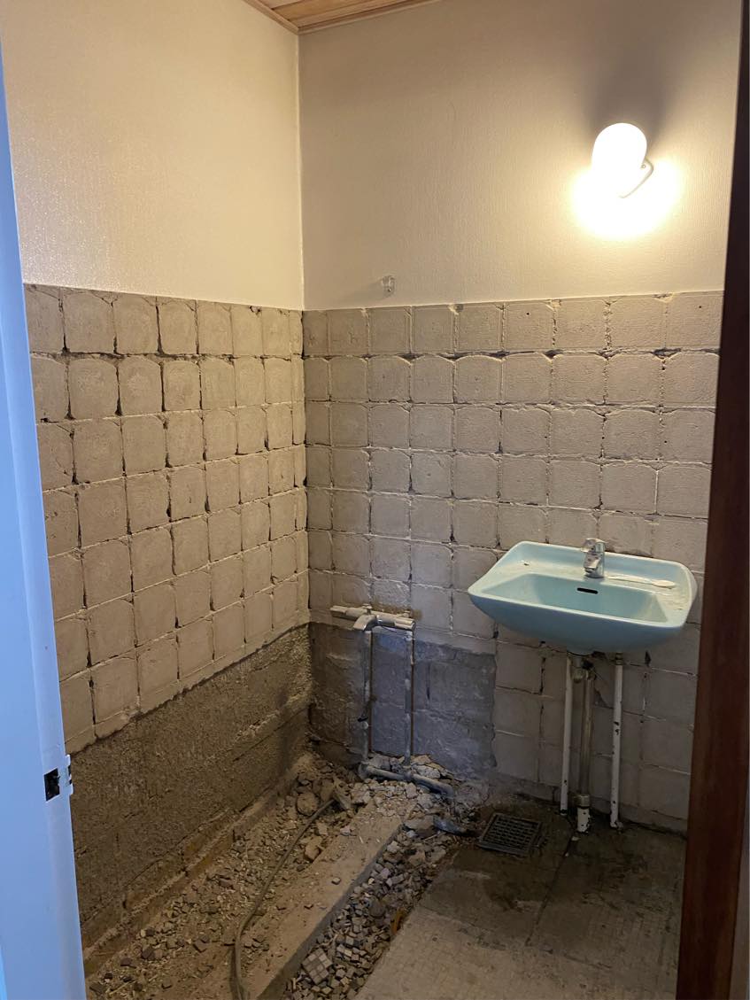 Nye VVS-installationer i badeværelse