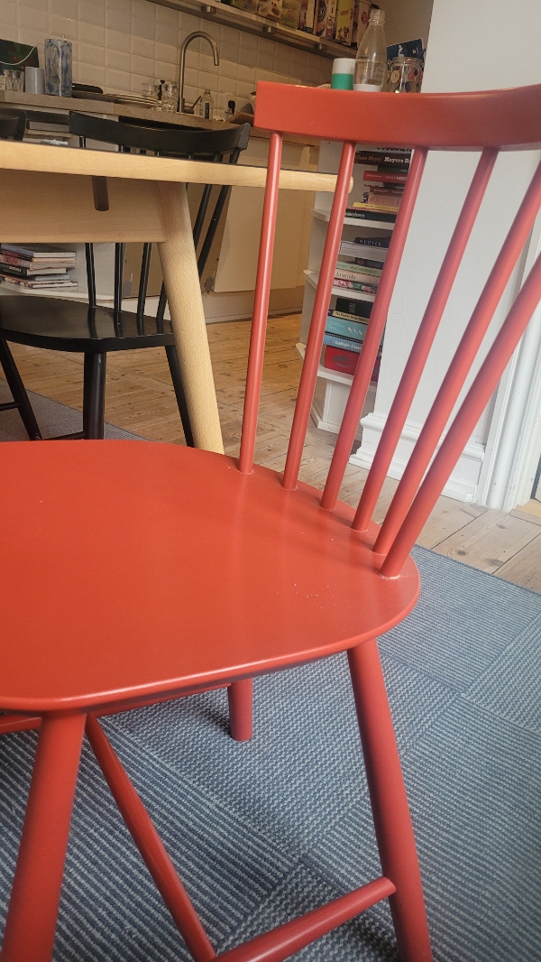 Limning af ryg i 5 fdb pindestole