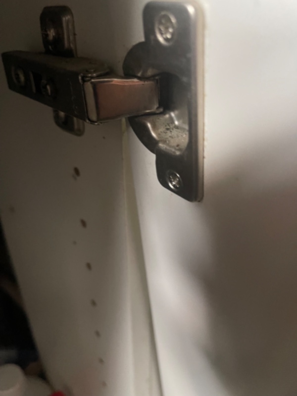 En køkkenlåge skal repareres/skiftes