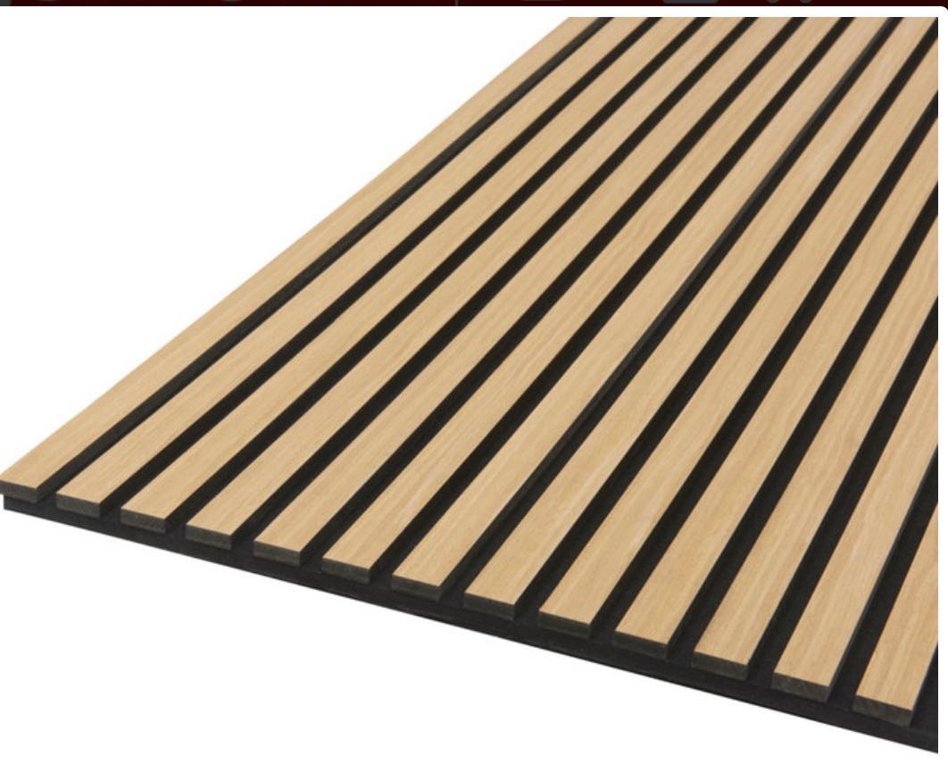 Akustikpanel på en væg