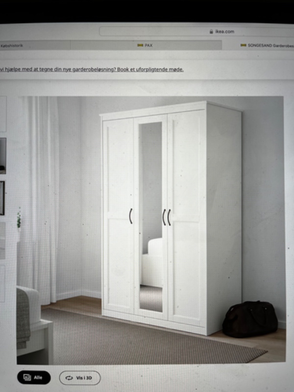 Samling af Ikea-skabe