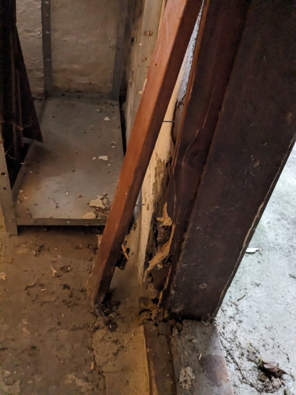 skift af kælderdør