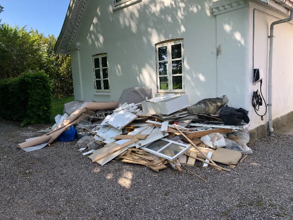 Afhentet byggeaffald
