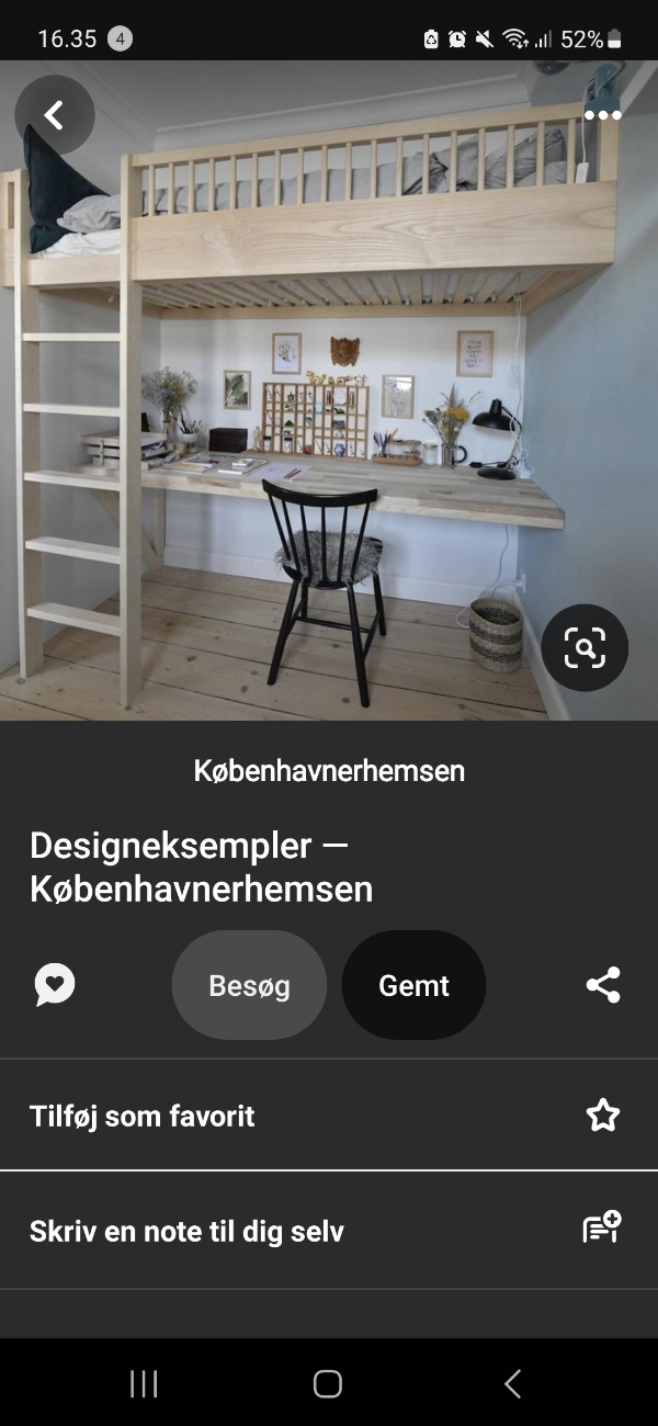 Specialbygget højseng