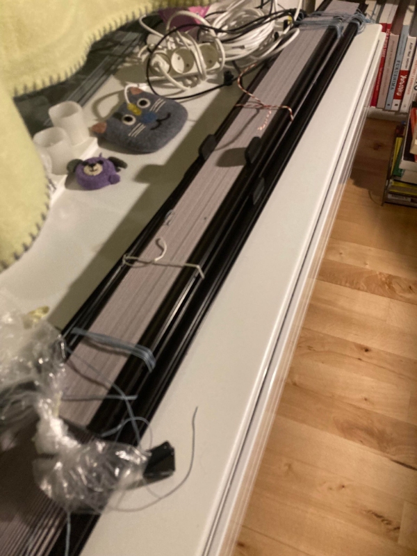 Sætte plisségardiner op