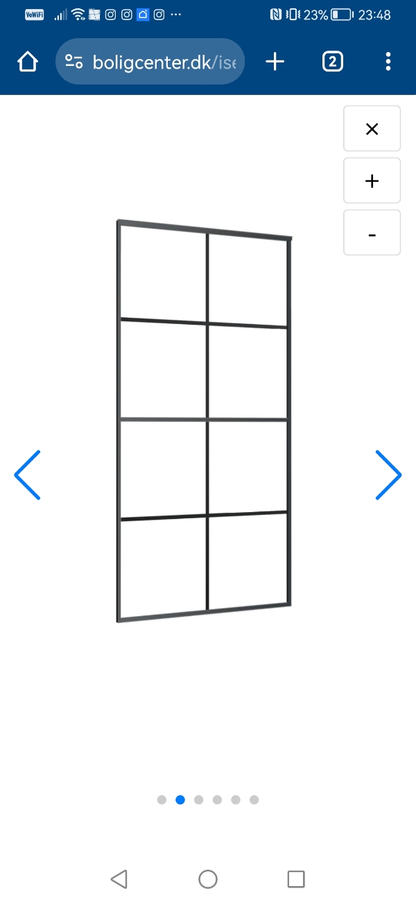 Opsætning er skydedør