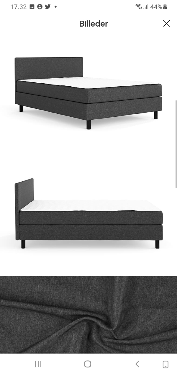 Samling af møbler og ophæng af billeder og lamper