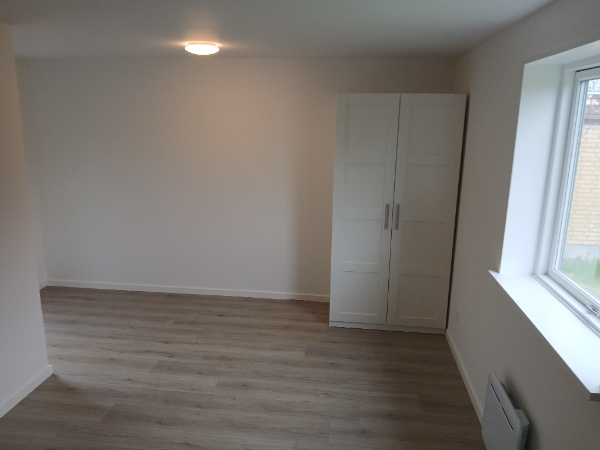 Rengøring af nyrenoveret hus