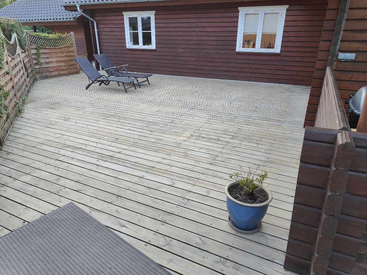 Maling af terrasse