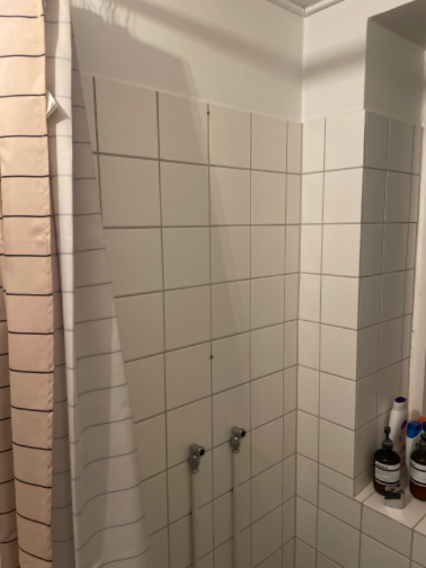 Montering af brusesæt