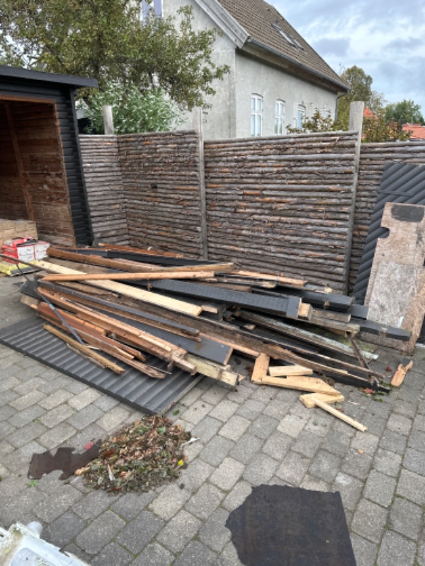 Bortkøre træ fra carport og garage