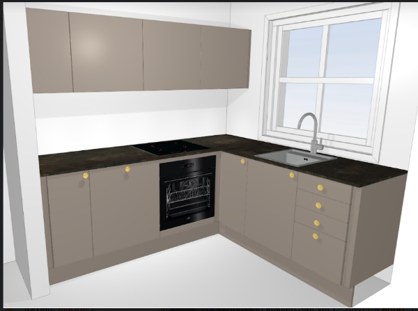 Montering af nyt køkken