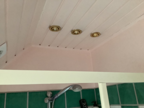 Skiftet en badeværelseshylde/glashylde.