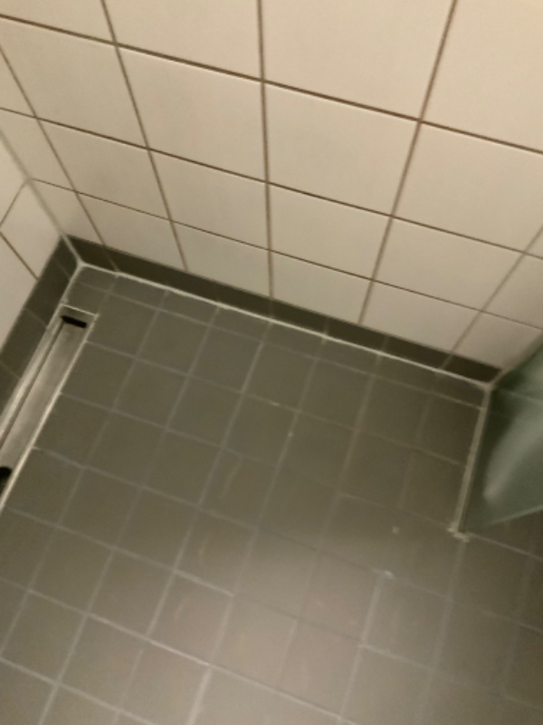 Fuget nye silicone fuger i badeniche.