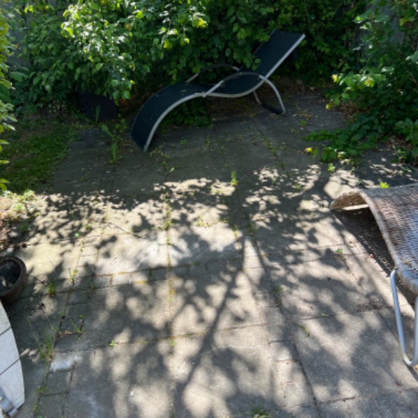 Højtryks spulet terasse