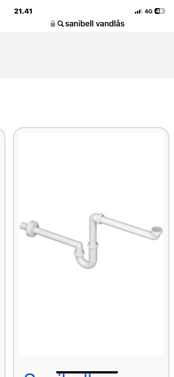 Opsætning baderums møbler og vask