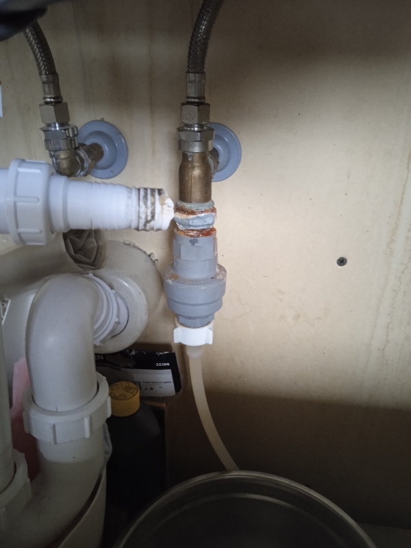 Installation af ballofix under vask