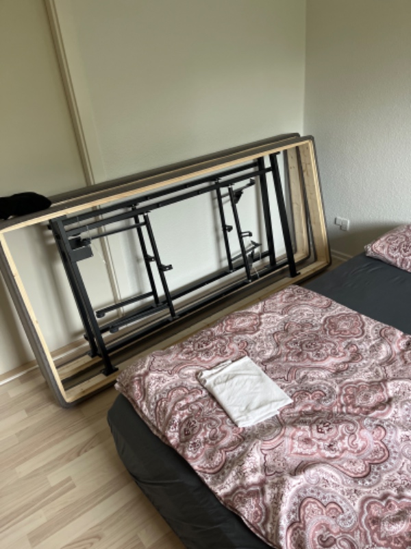 Samle elevationssenge + bortskaffelse af pap