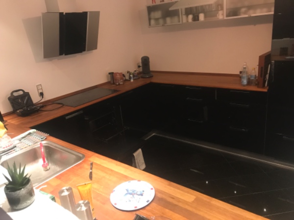 Udskiftning af bordplade