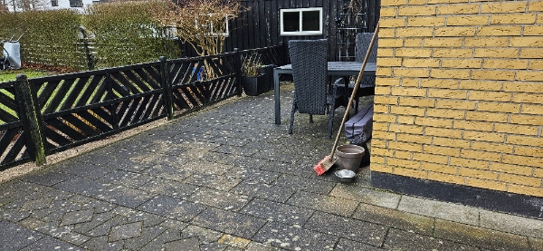 Flise terrasse, vinkel