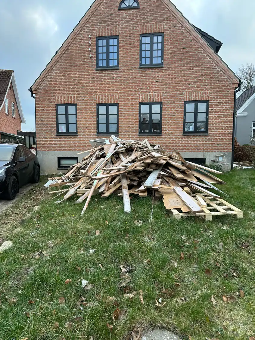 Oprydning af byggeaffald