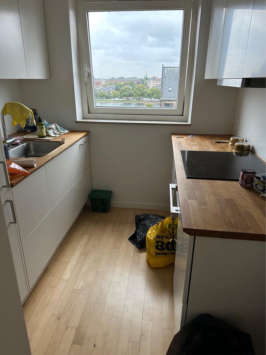 udflytningsrengøring af lejebolig af studio apartment på østerbro