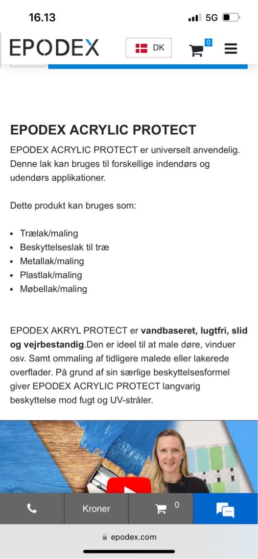 Maling af køkkenskabe, låger og skuffefronter