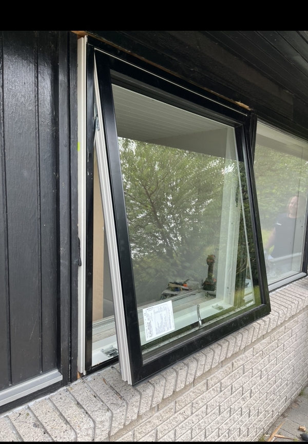 Fugning af 7 vinduer