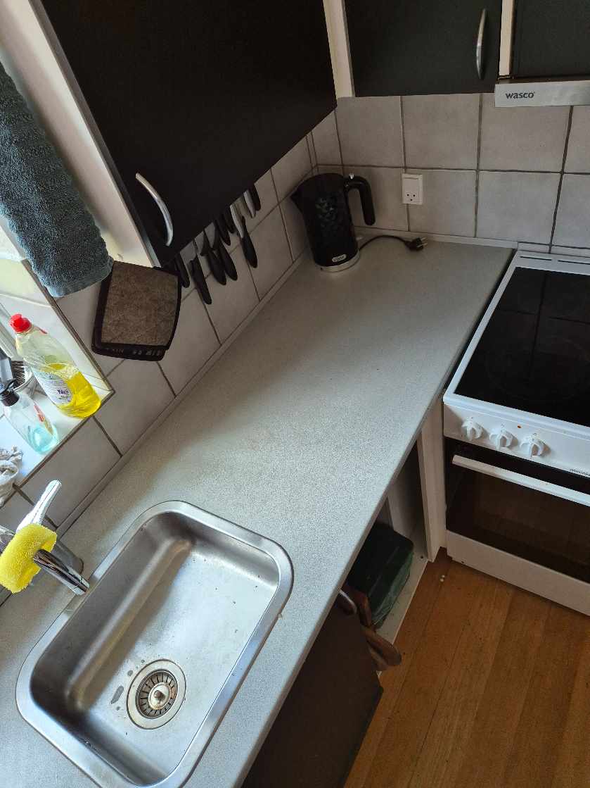 Skiftet en bordplade i køkken