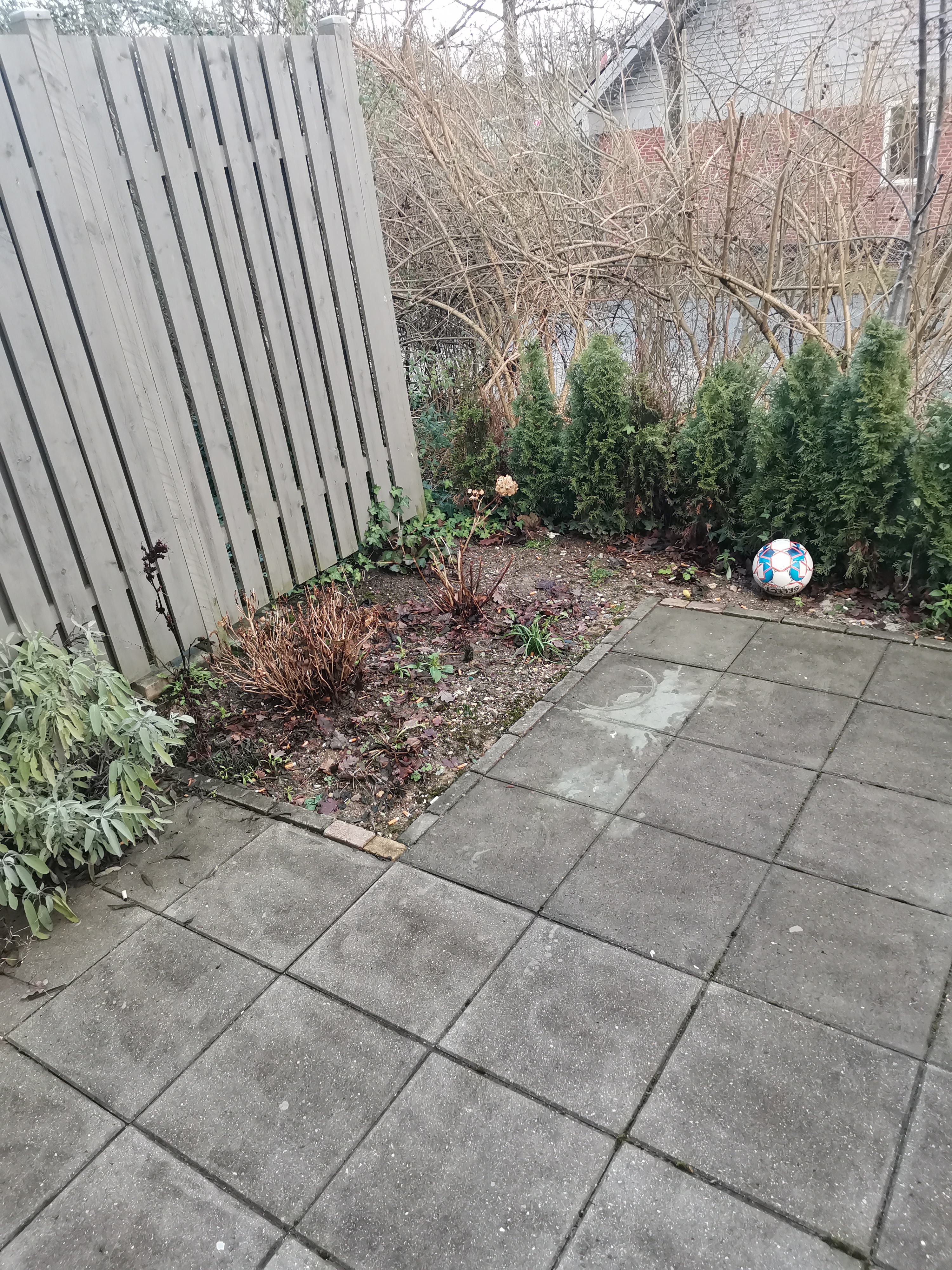 Lagt 6m2 40x40 fliser i haven