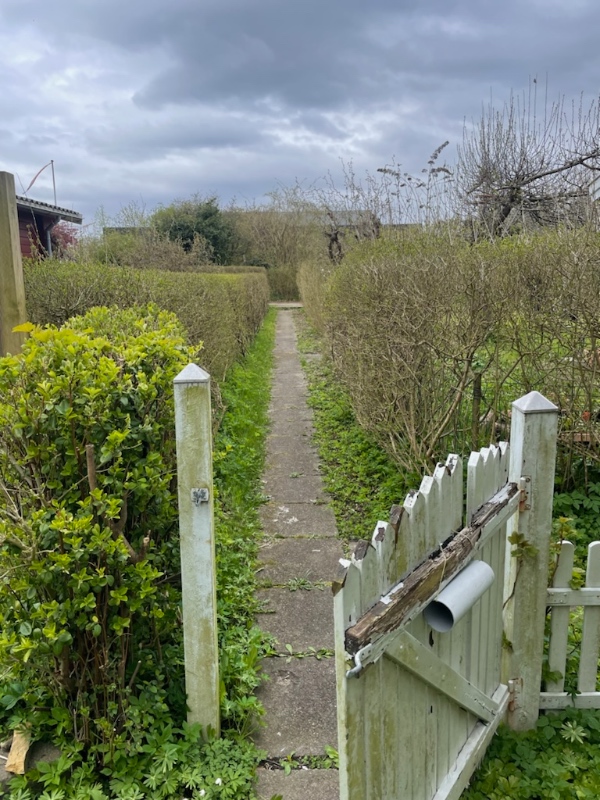 Nedgravning af trampolin