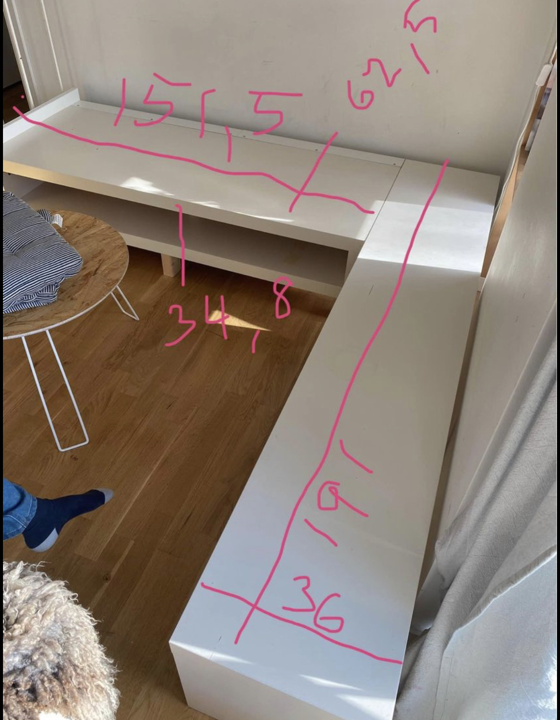 Afhentning af et møbel