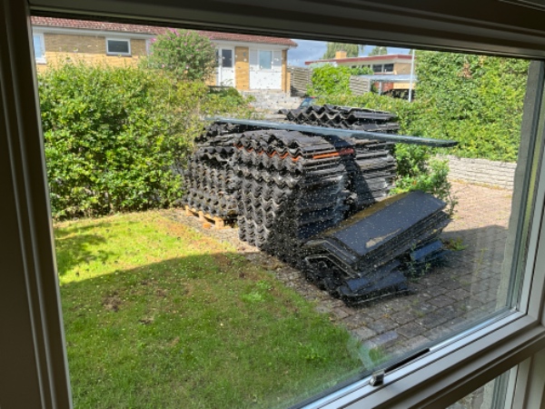 Afhentning af eternitplader uden asbest