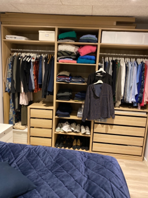 Ikea skydedørsopsætning