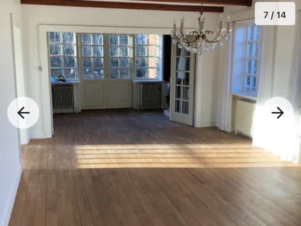 Gjort rent i fraflyttet hus