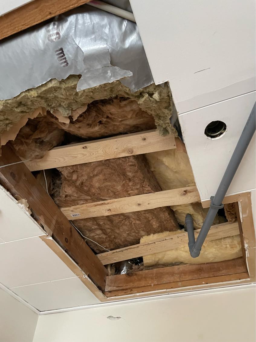 Montering af loftslem og opsætning af gipsloft