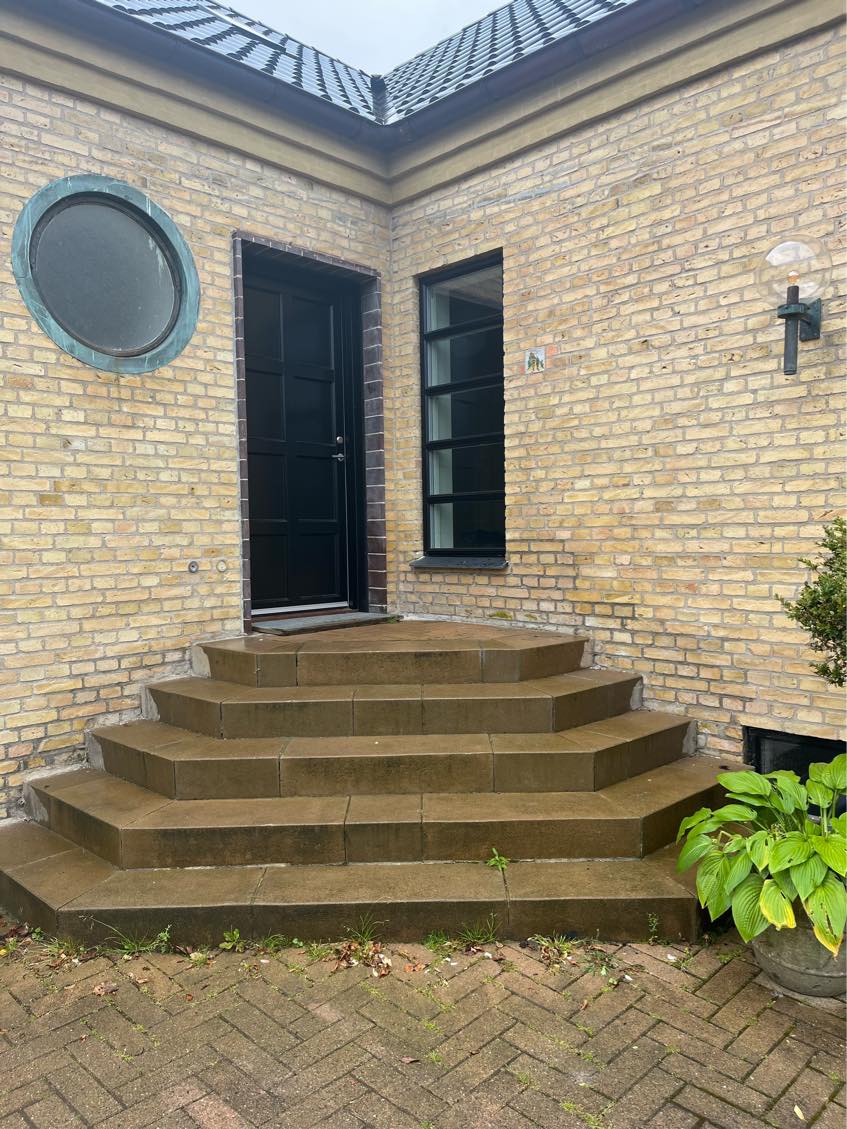 Opsætning af betontrappe