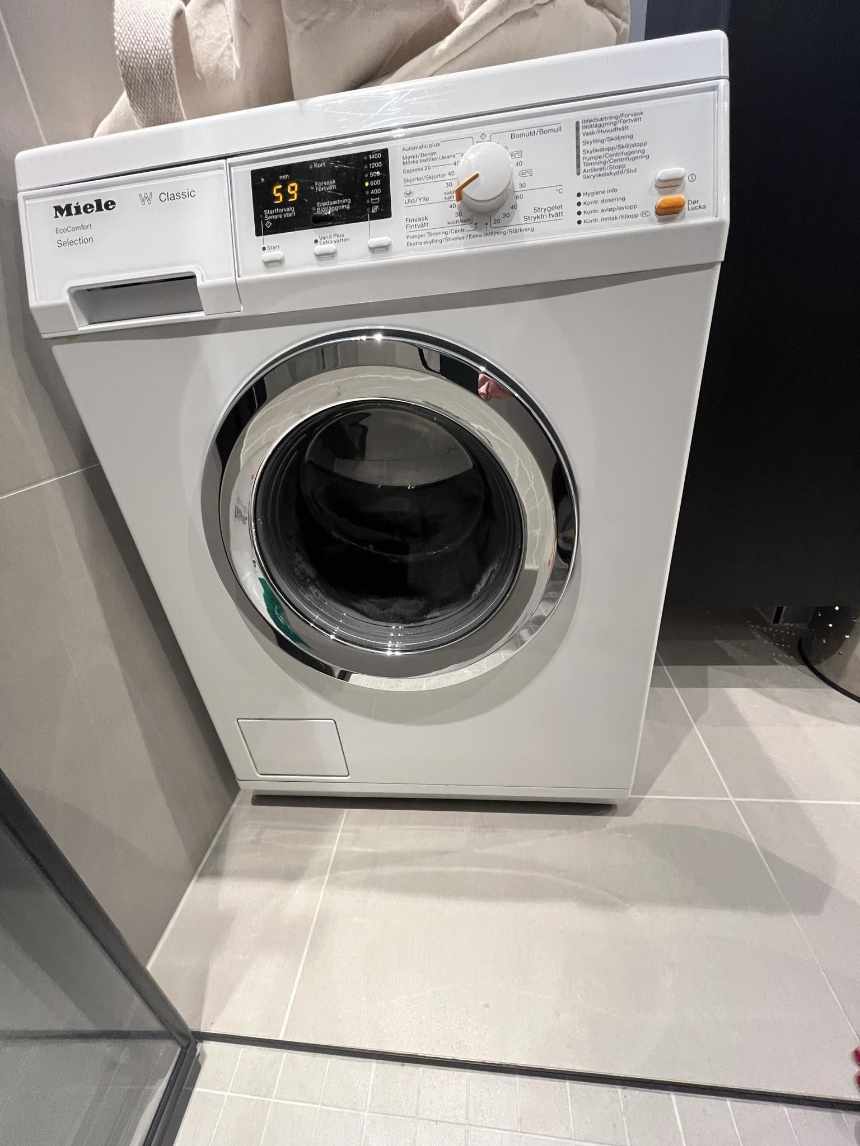 Tilslutning af vaskemaskine