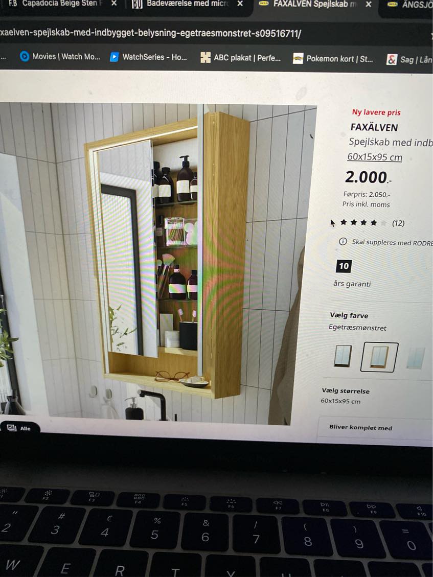 Microcement + montering af nyt toi og håndvask