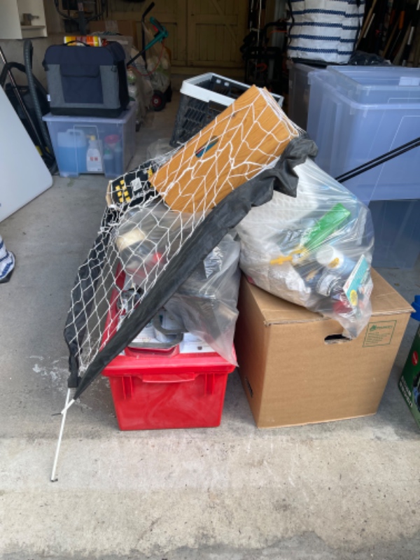 Forskelligt affald til genbrugspladsen