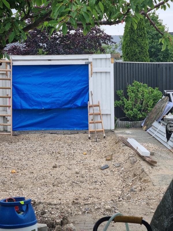 Gravearbejde - forberedelse til fundament