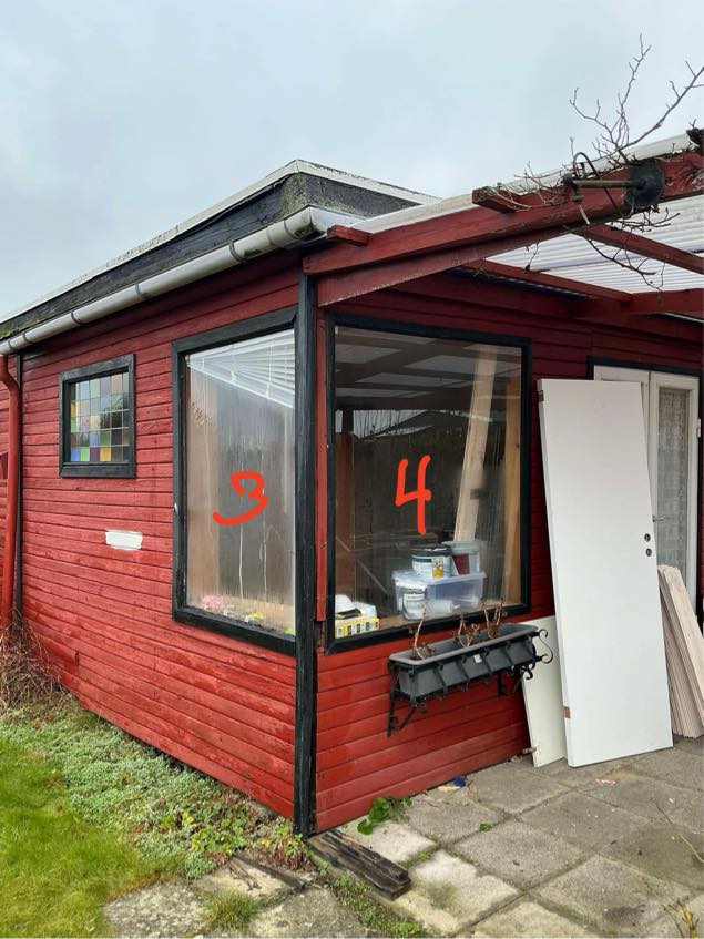 Udskiftning af dobbelt terrassedør og vinduer