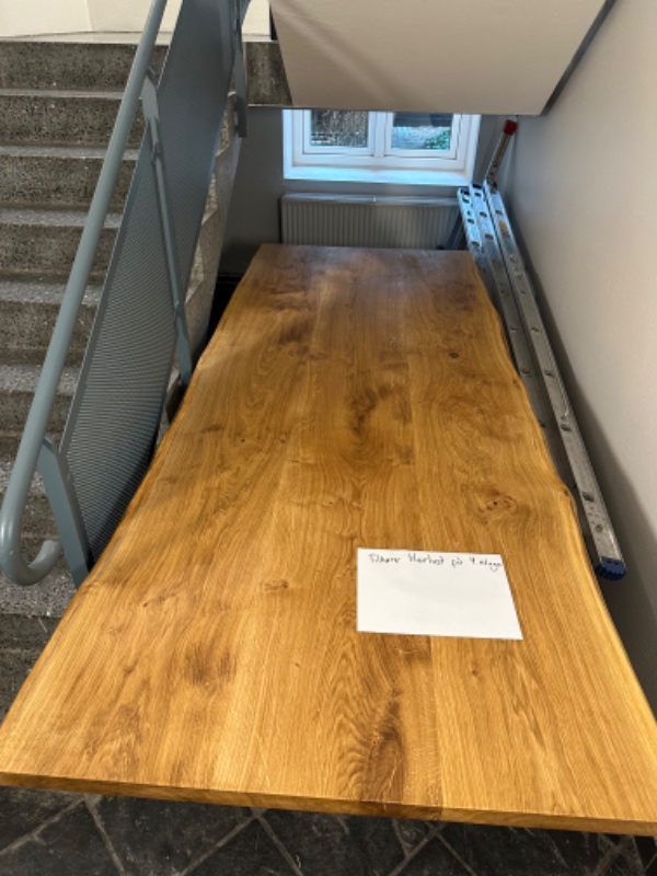 Flyt plankebord fra stue til 4. sal