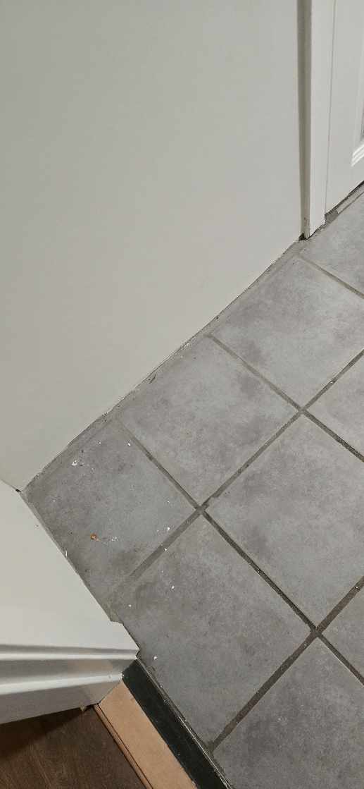 Udskiftning af fliser i entre, ca. 6 m2.