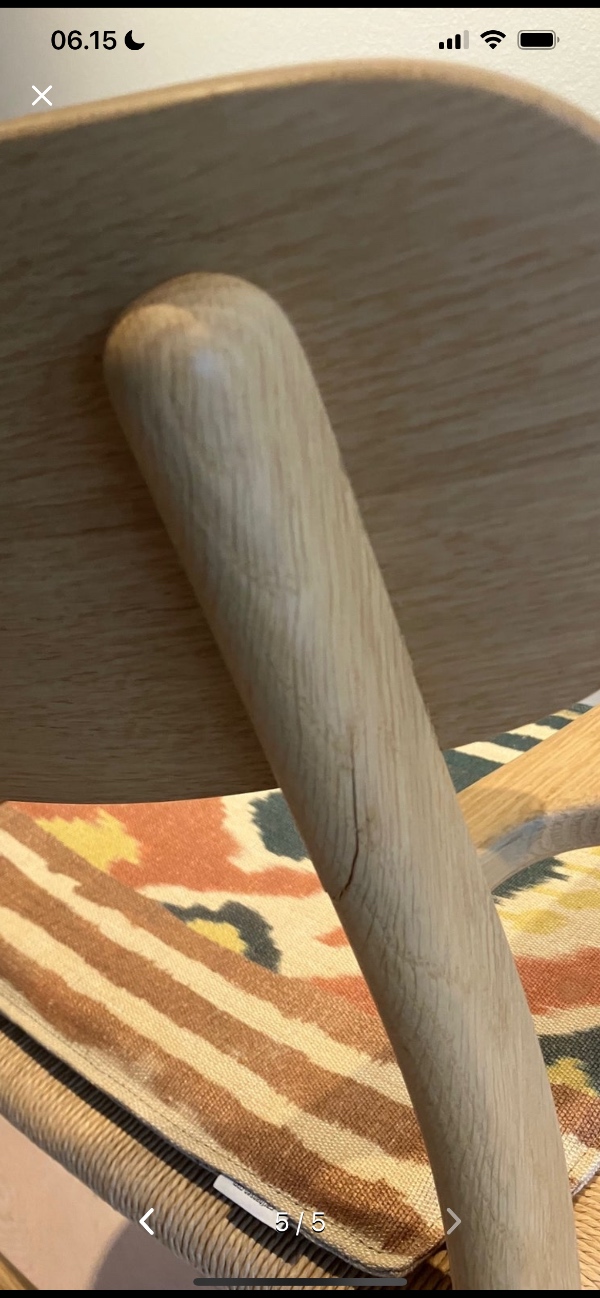 Reparation af Wegner-stol