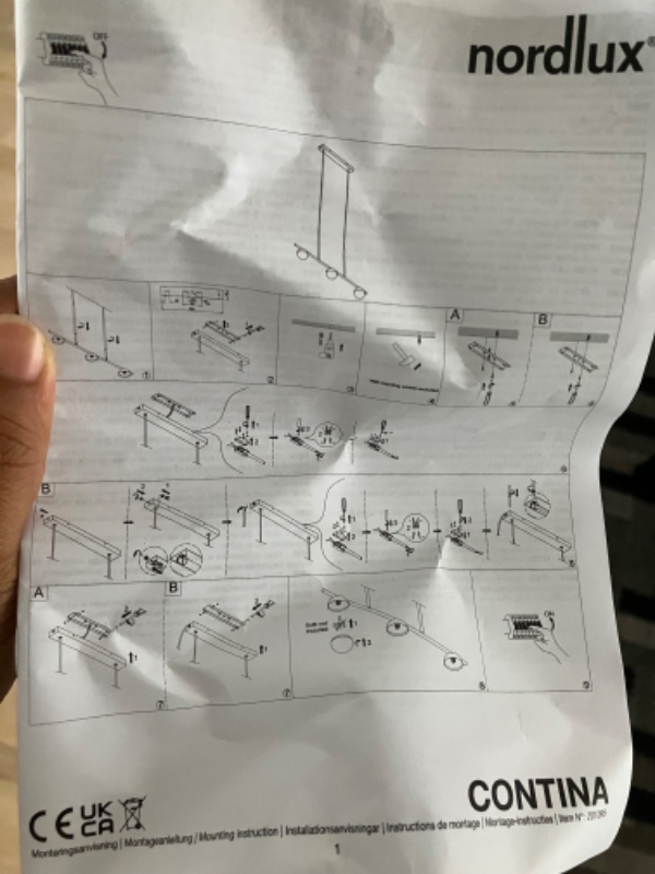 Fixing cieling light