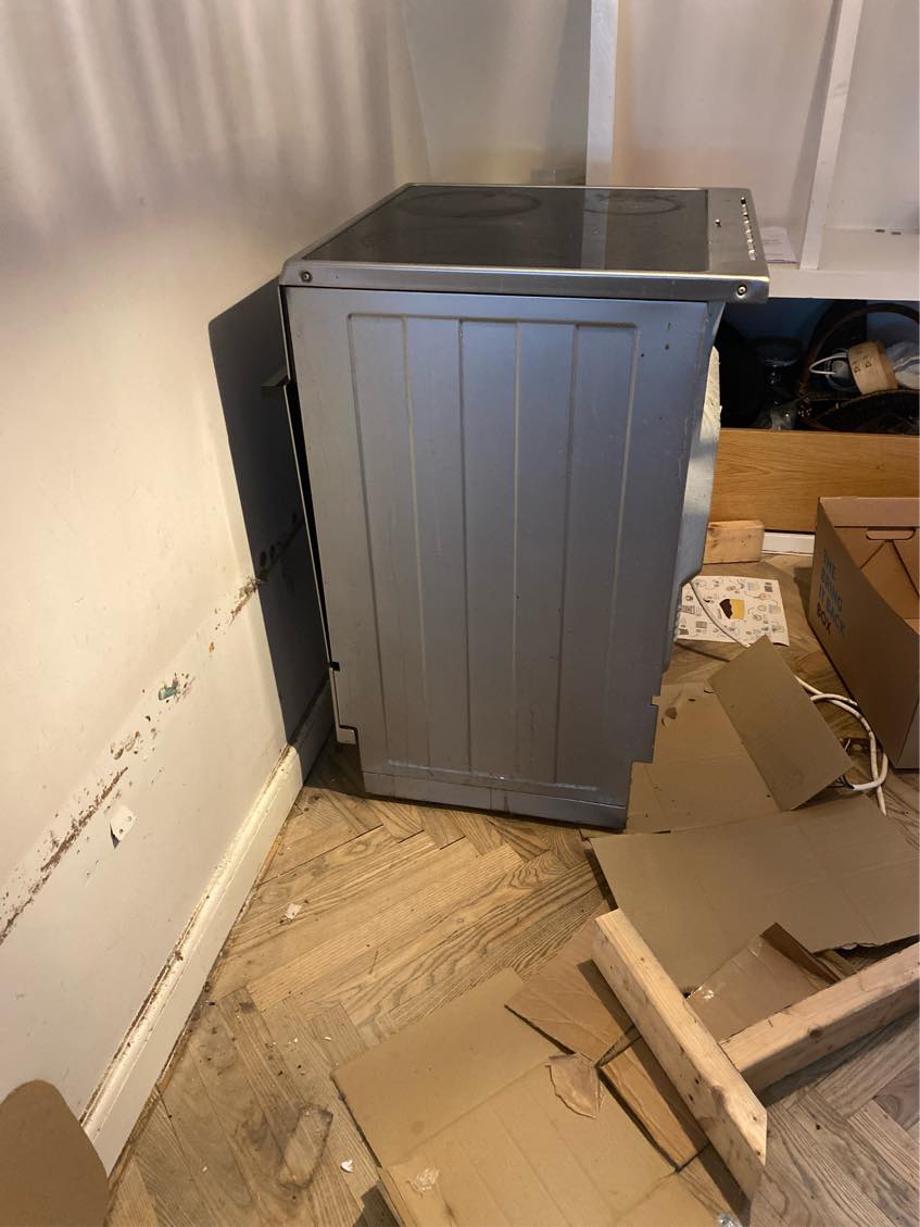 Afskaffe ovn og gammelt køkken